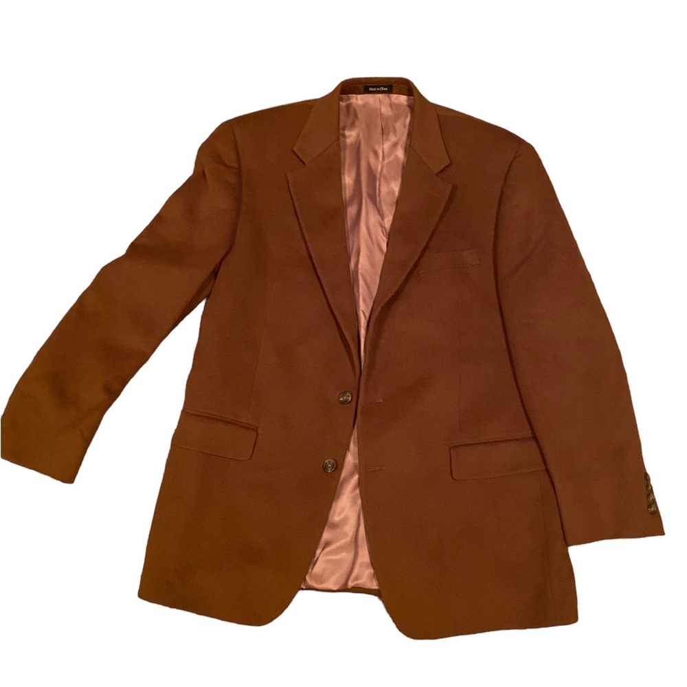 Chaps wool cashmere silk suit jacket